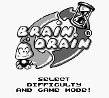 Brain Drain (Japan) Title Screen